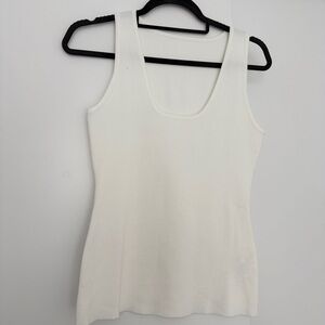 Meshki Classic White Tank Top